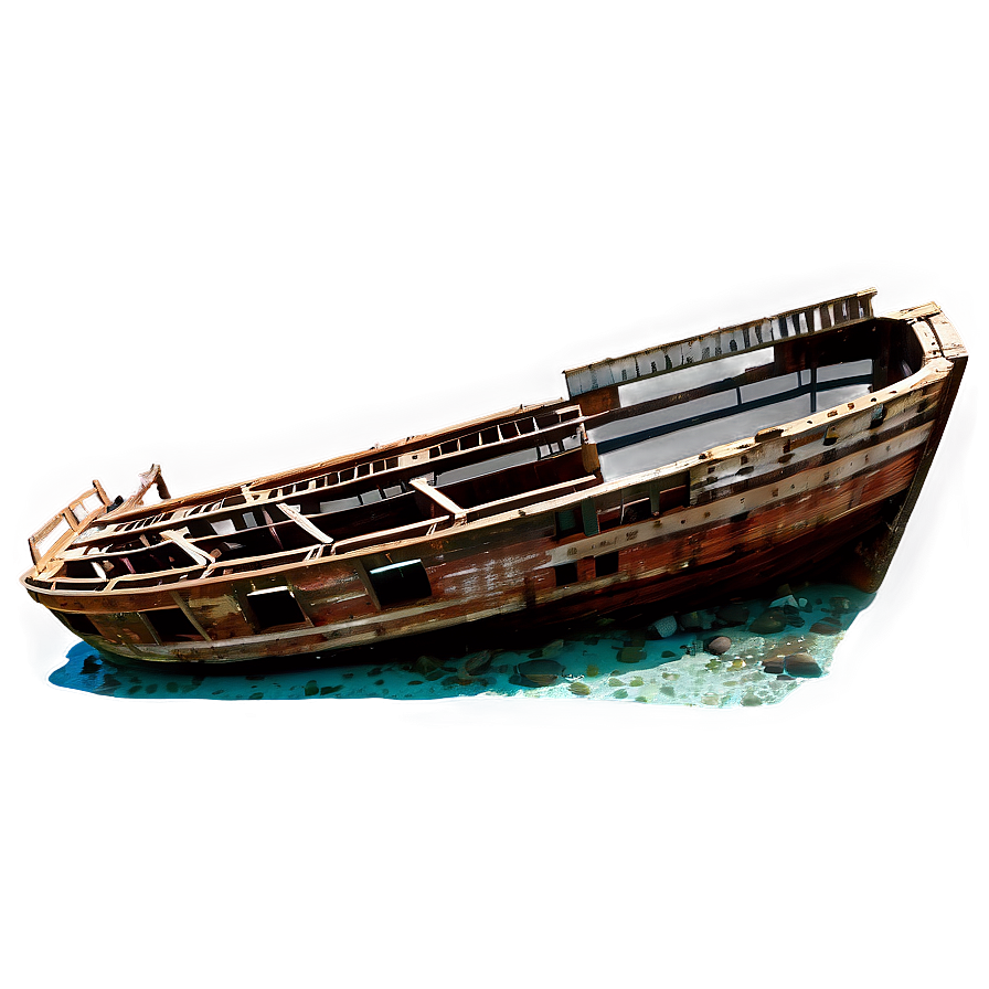 Shipwreck With Marine Life Png 67