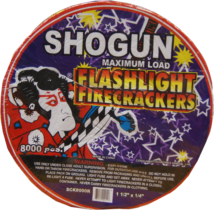 Shogun Flashlight Firecrackers8000 Pieces