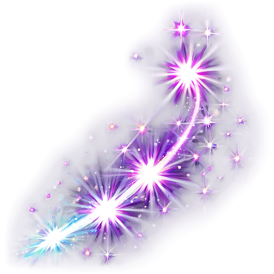 Shooting Star With Sparkling Trail Png 05232024
