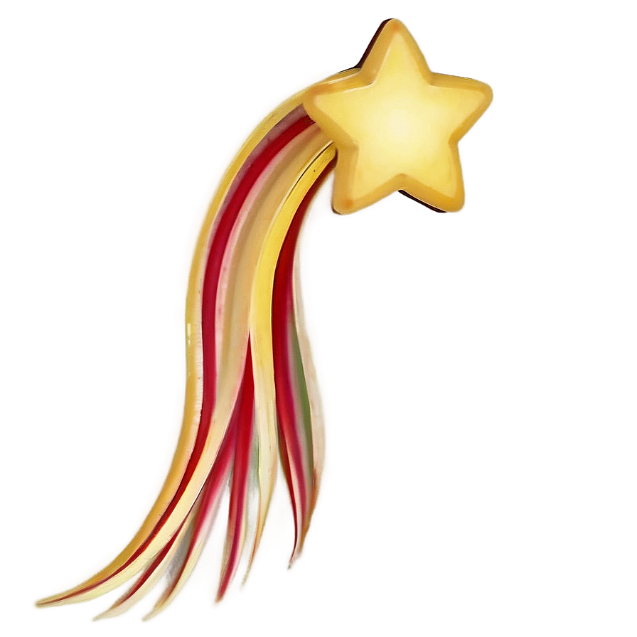 Shooting Star With Tail Png 05232024
