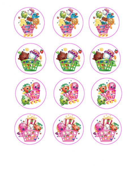 Shopkins Sticker Sheet