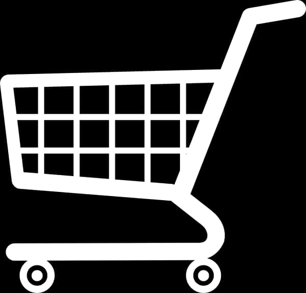 Shopping Cart Icon Blackand White