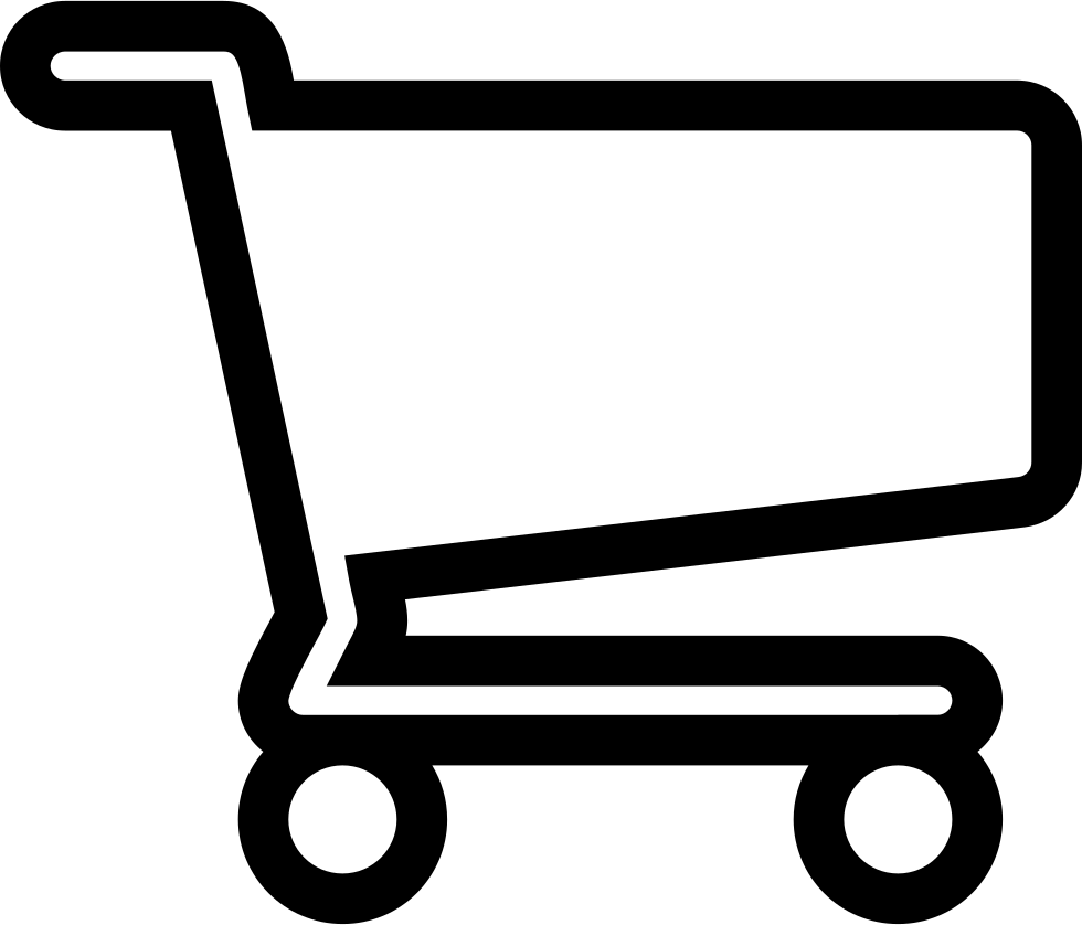 Shopping Cart Icon Blackand White