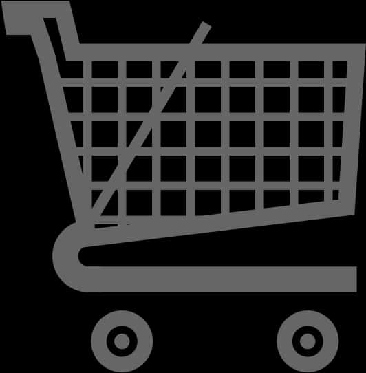 Shopping Cart Icon Silhouette
