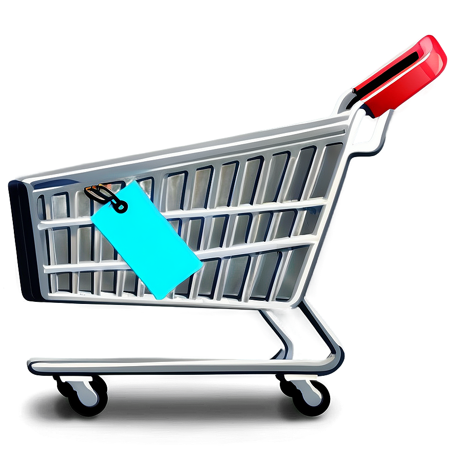 Shopping Cart With Sale Tag Png 36