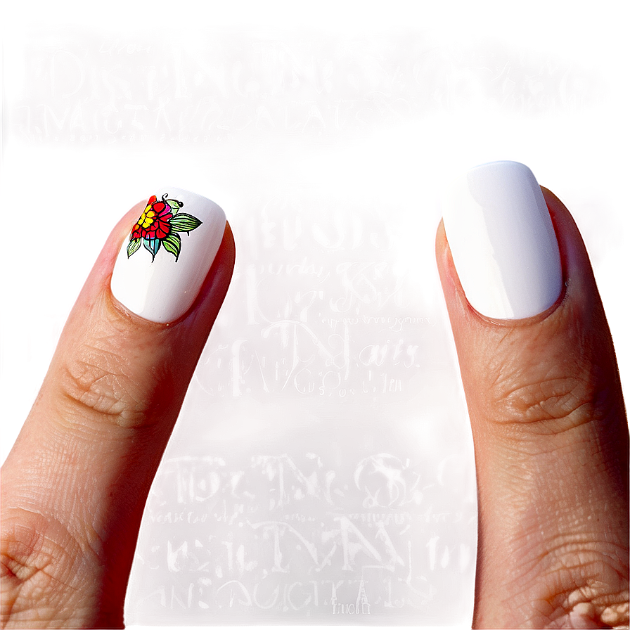 Short Acrylic Nails Creatives Png 23