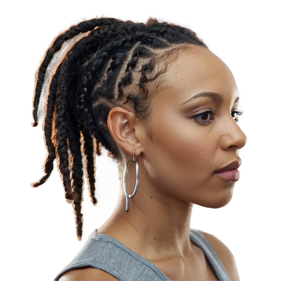 Short Dreads For Athletic Lifestyle Png 06272024