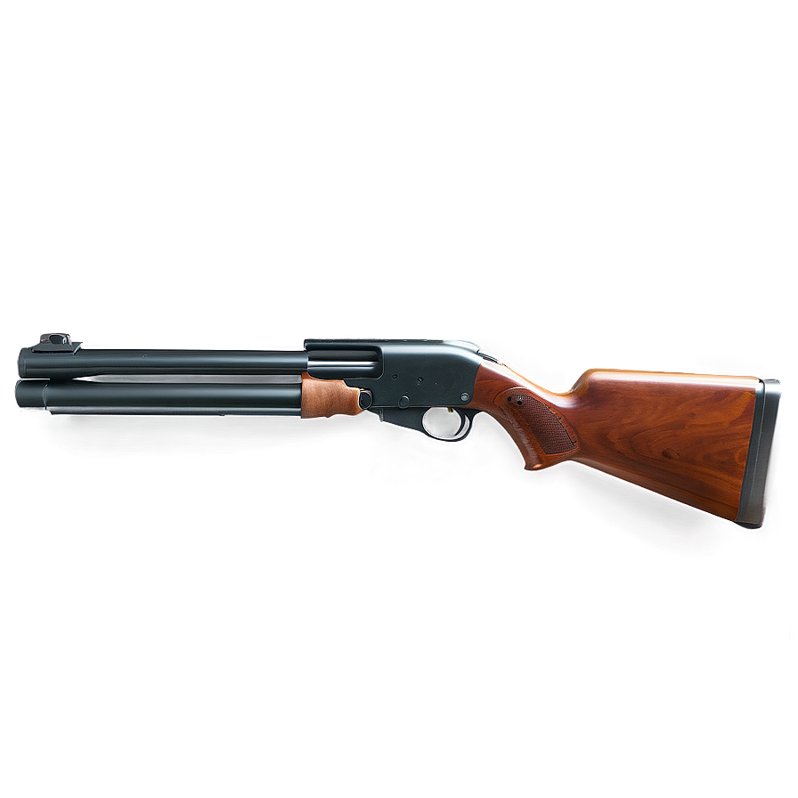 Shotgun With Flashlight Attachment Png 05252024