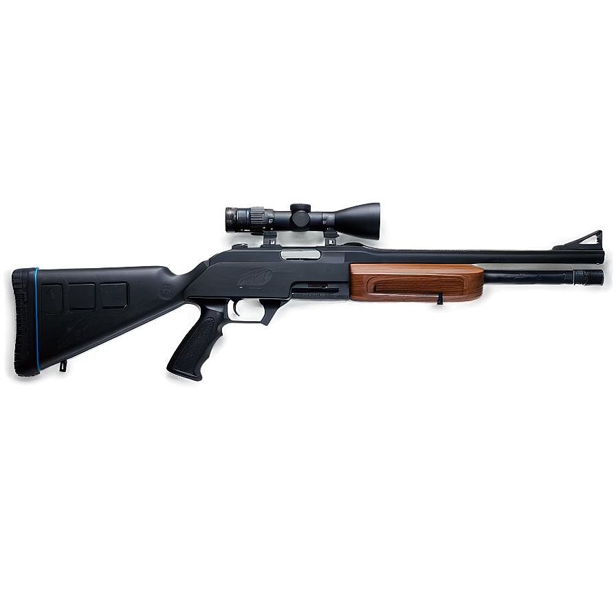 Shotgun With Rubber Buttstock Png Msn