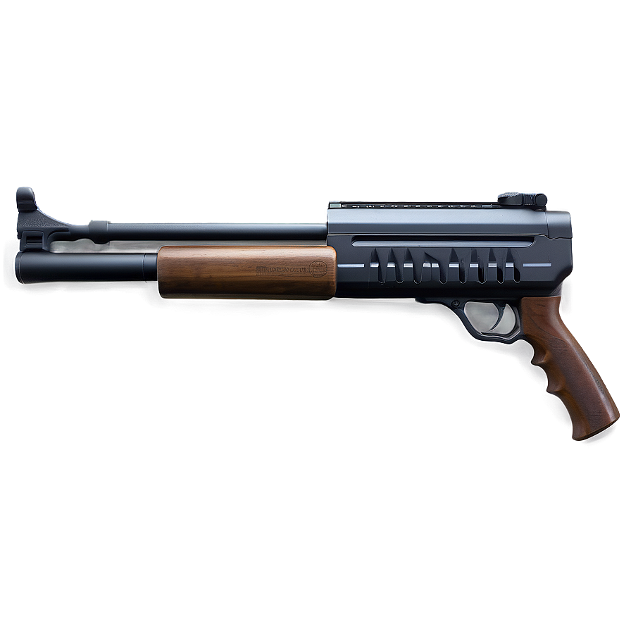 Shotgun With Rubber Buttstock Png Nob