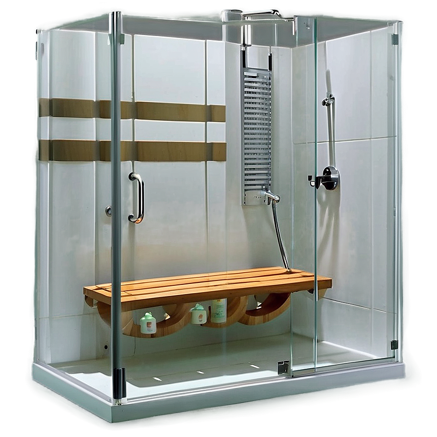 Shower With Seating Bench Png 25