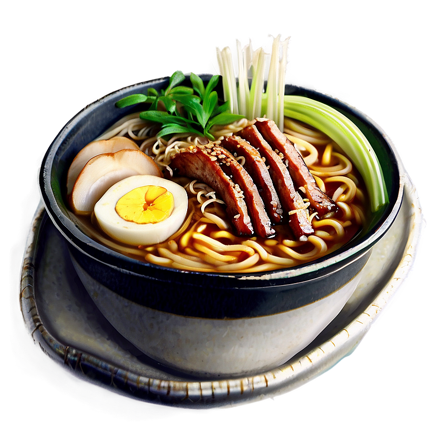 Shoyu Ramen Noodles Png 06122024