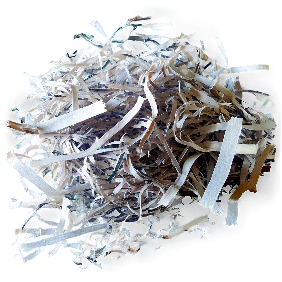 Shredded Paper Waste Png 05232024