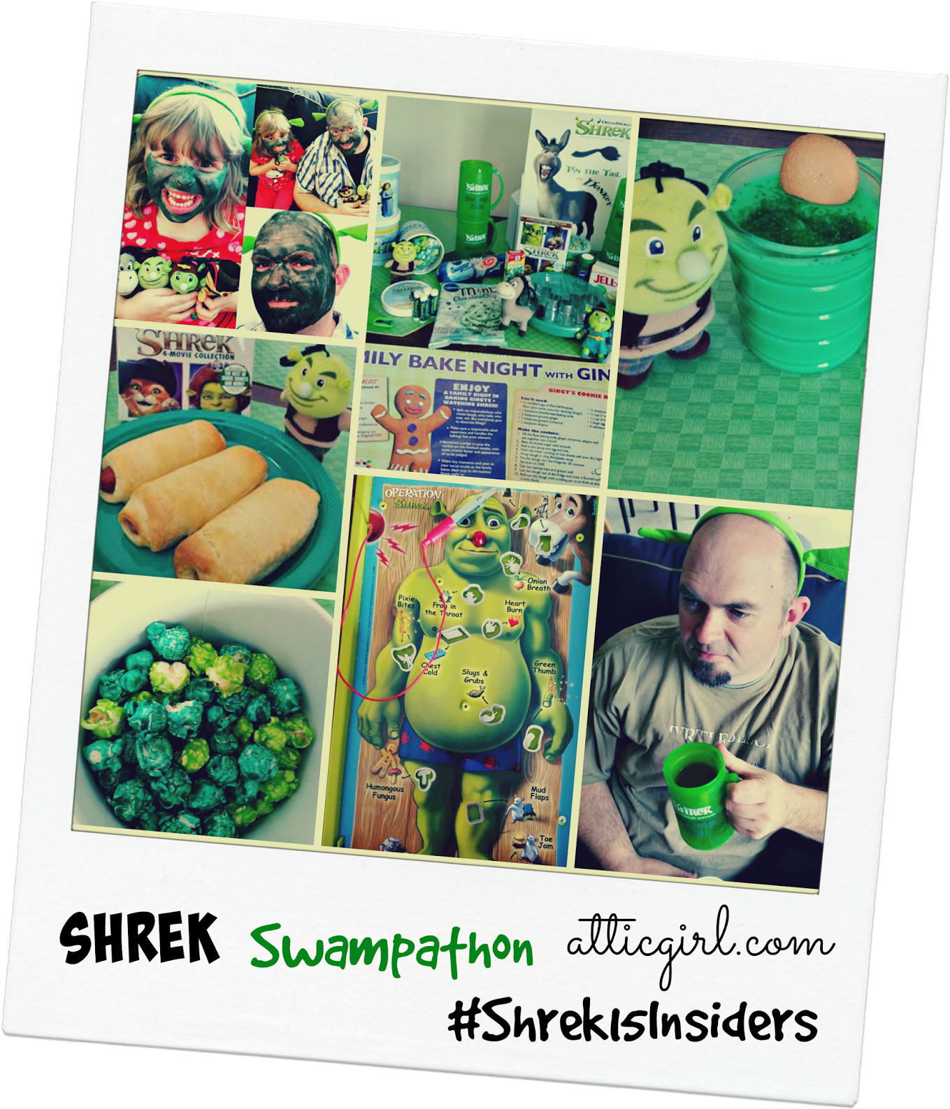 Shrek Themed Celebration Collage