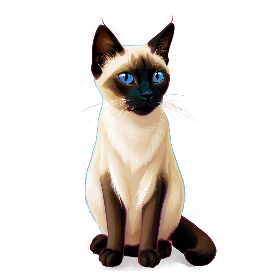 Siamese Cat Clipart Png 06122024