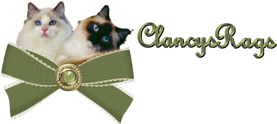 Siameseand Ragdoll Cats Clancys Rags Logo