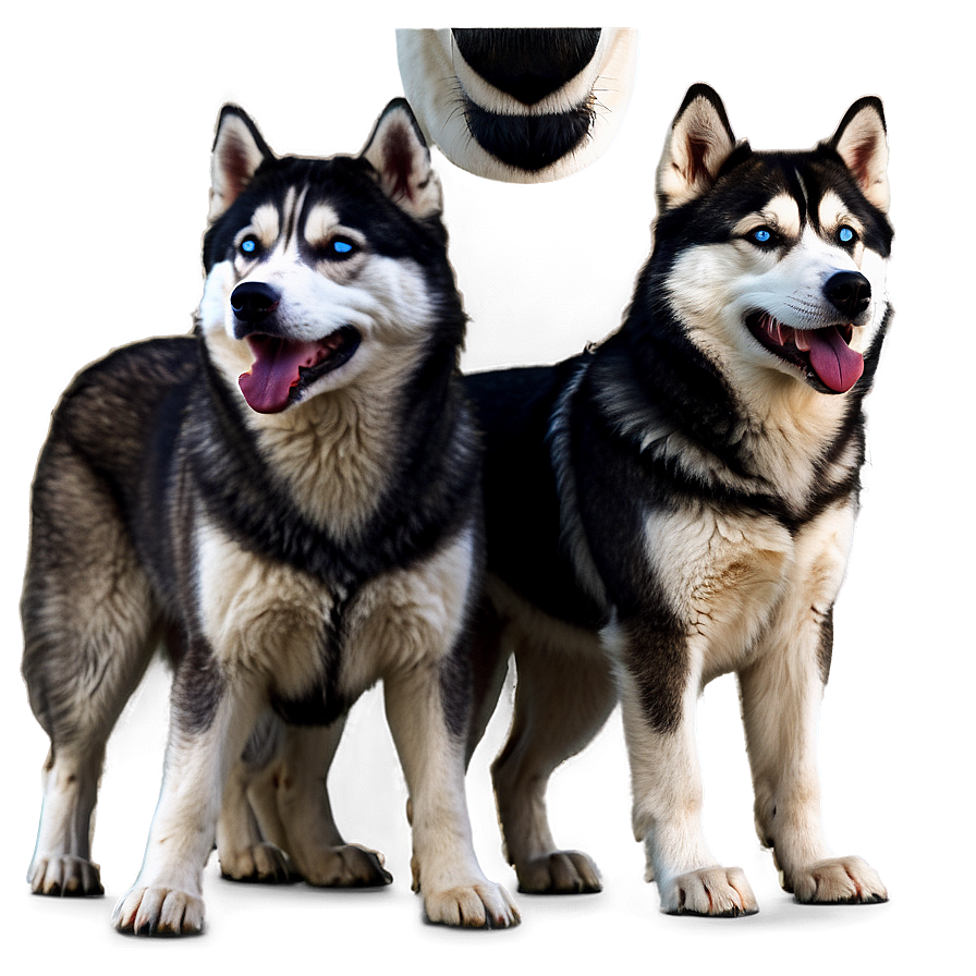 Siberian Husky Pack Png Fuq