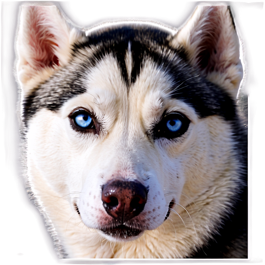 Siberian Husky Portrait Png 18