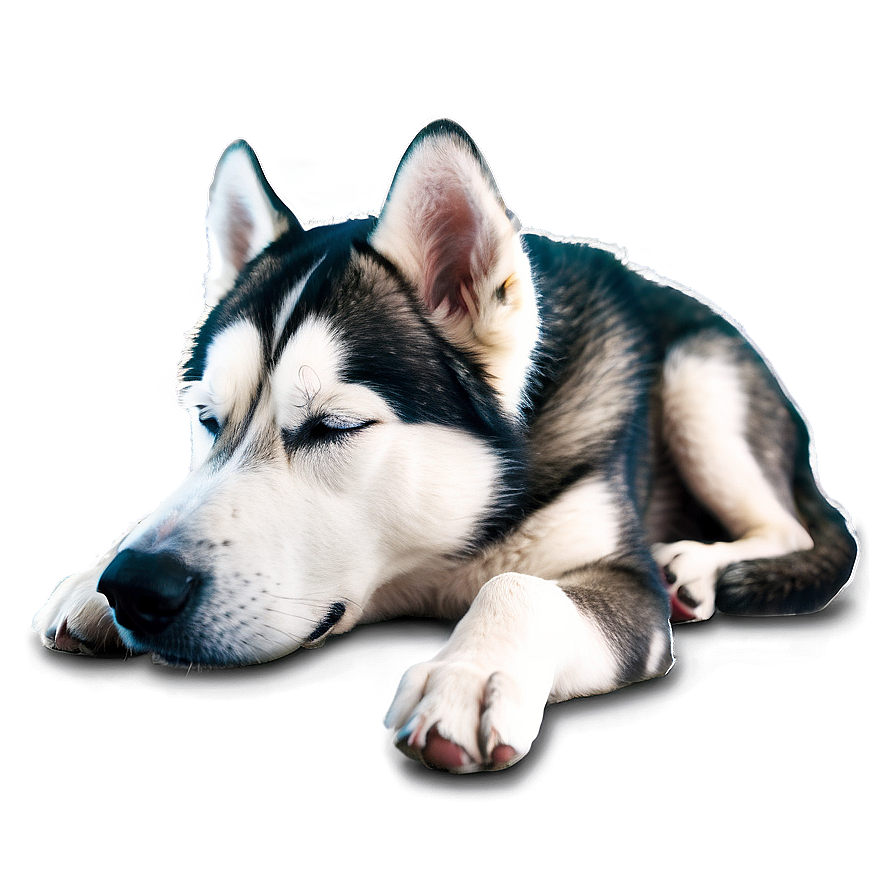 Siberian Husky Sleeping Png Ipp35