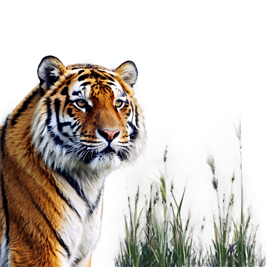 Siberian Tiger Glance Png Bhy14