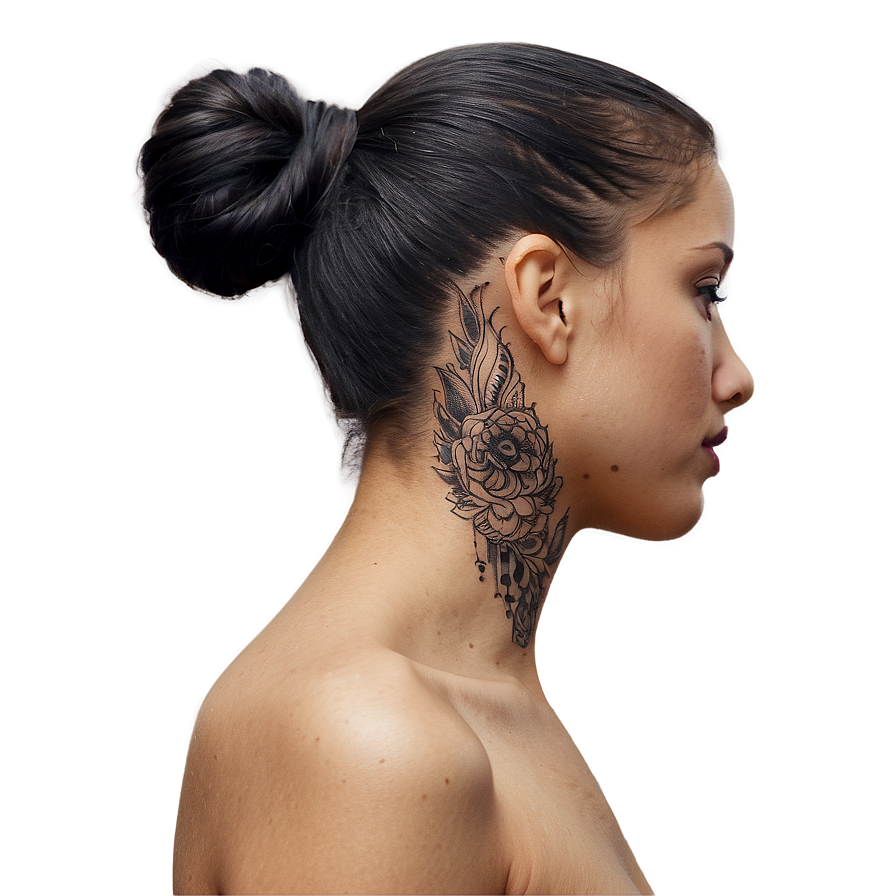 Side Neck Tattoo Concepts Png Las