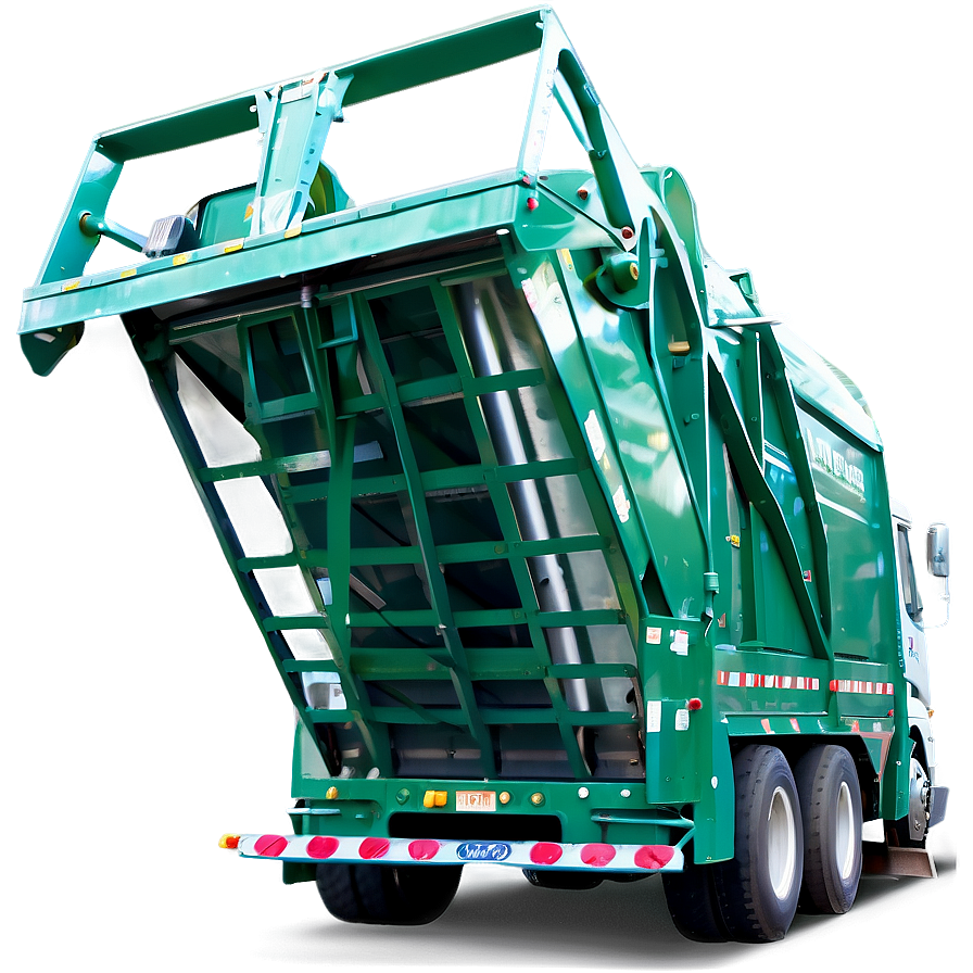 Side View Garbage Truck Png 06202024