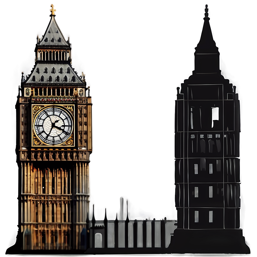 Silhouette Big Ben Png Wpo