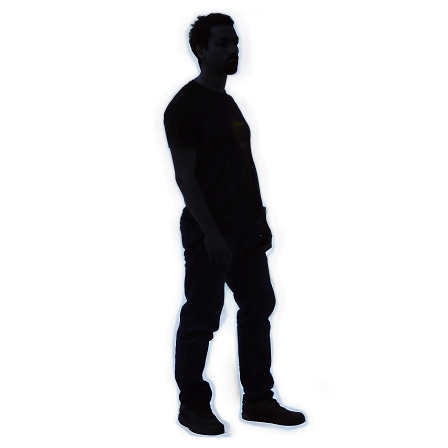 Silhouette Of A Sad Person Png 75