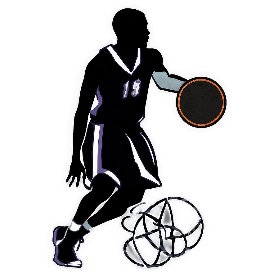 Silhouette Of Basketball Player Png 70