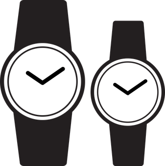 Silhouette Smartwatches Vector