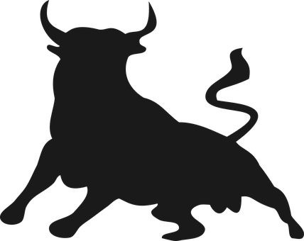 Silhouetteof Bull