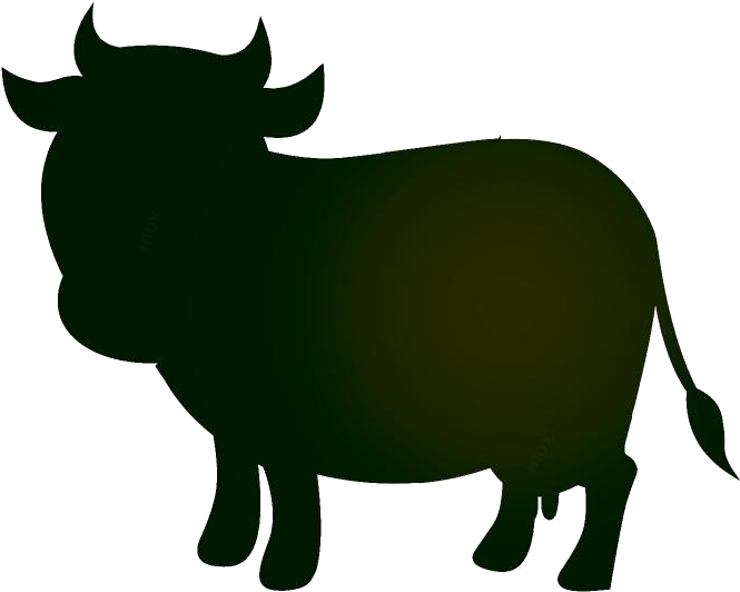 Silhouetteof Cattle