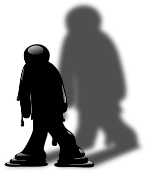 Silhouetteof Manin Darkness