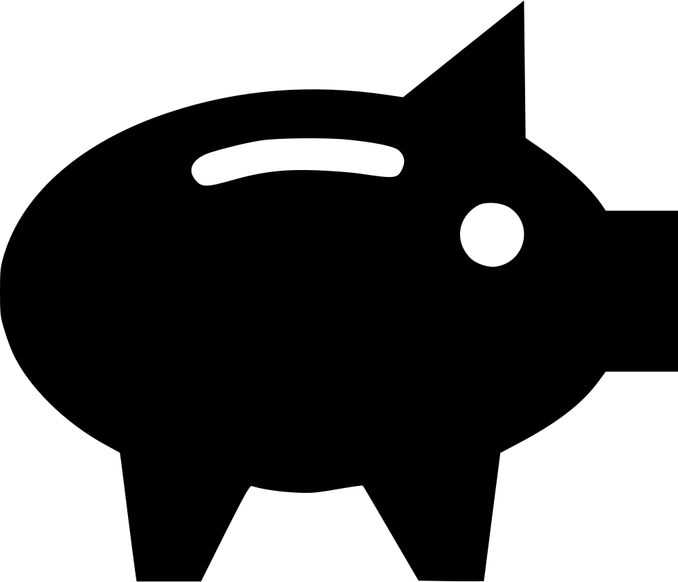 Silhouetteof Piggy Bank