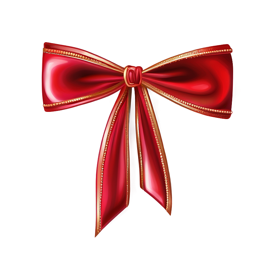 Silk Red Bow Png Nlg