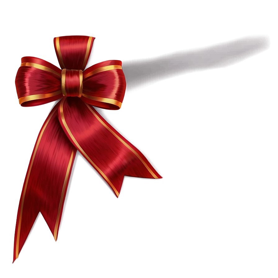 Silk Red Bow Png Vlk