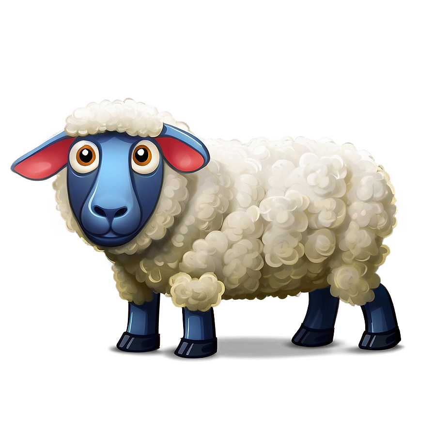 Silly Cartoon Sheep Png 97