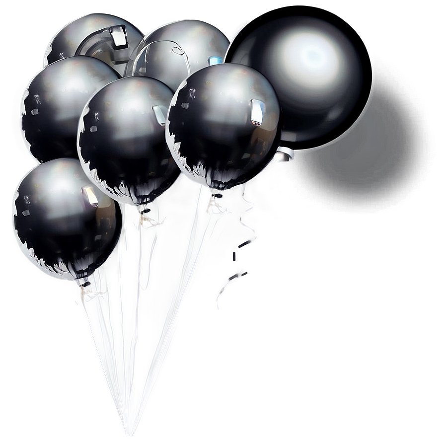 Silver Balloons Png Tek3