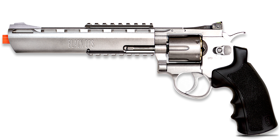 Silver Black Revolver Exterminator