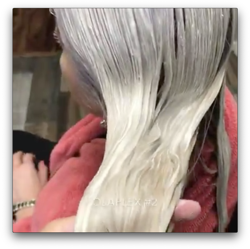 Silver Blonde Hair Texture