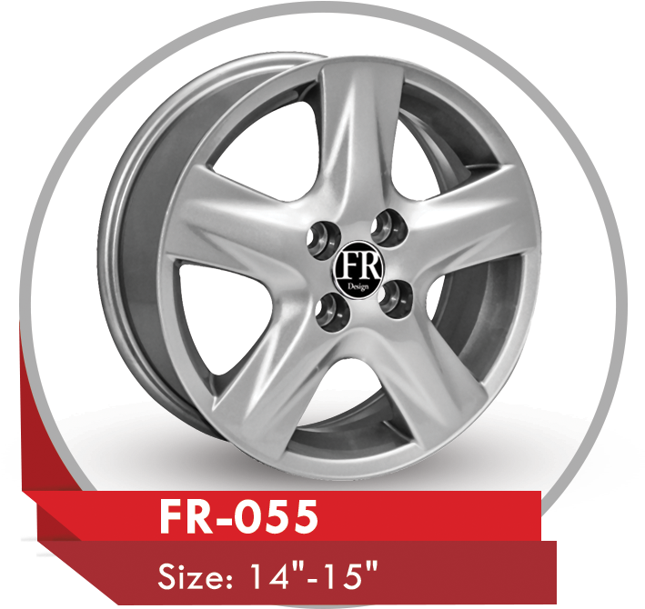Silver Car Wheel Rim F R055