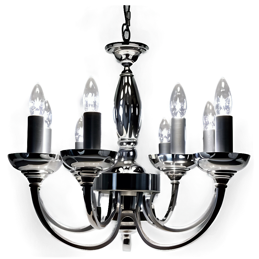 Silver Chandelier Png 10