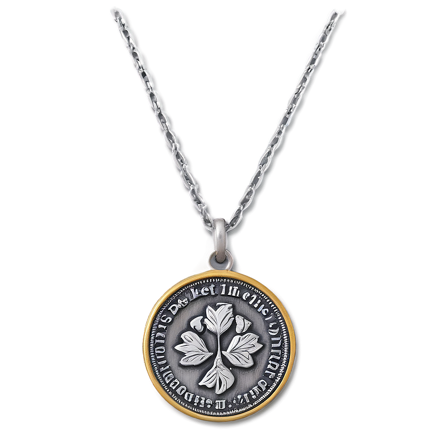 Silver Coin Necklace Png 76