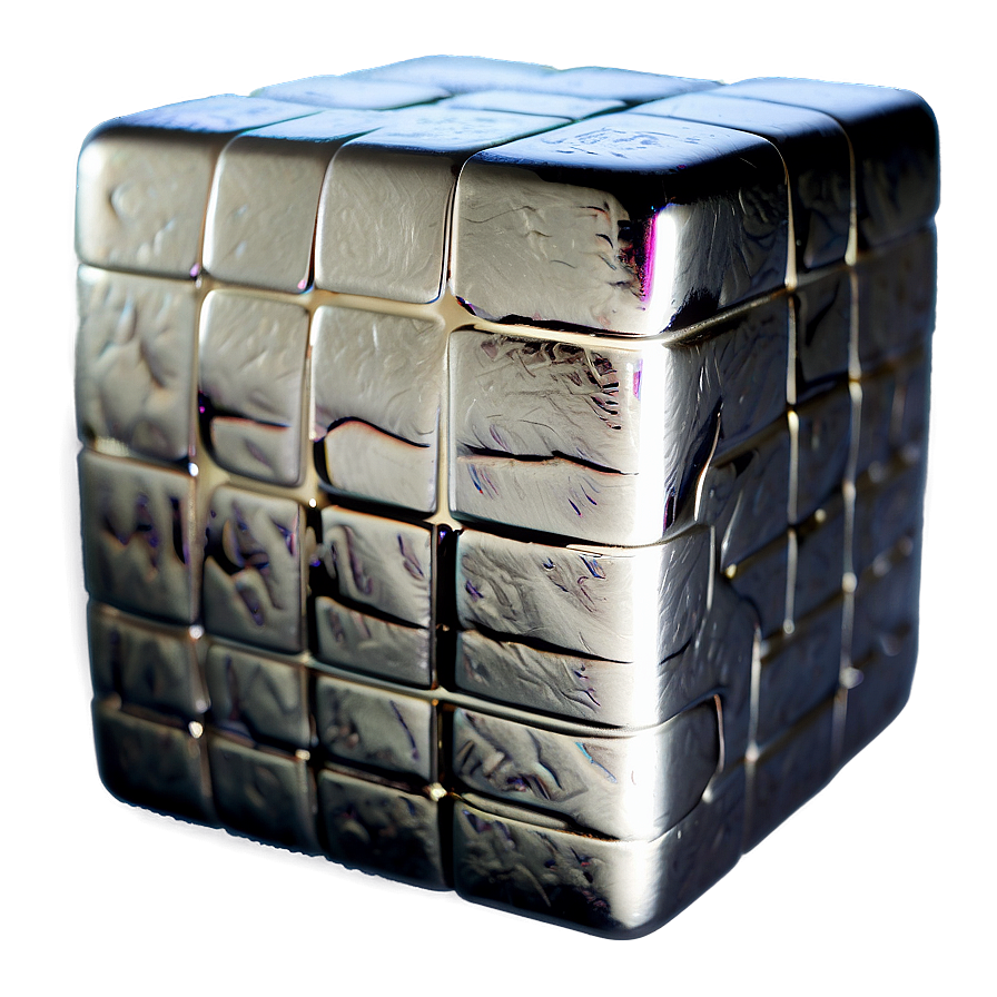 Silver Cube Png 77