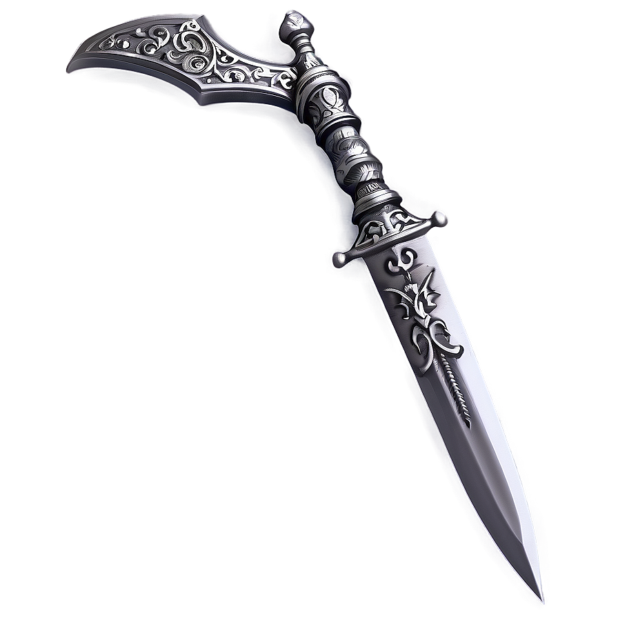 Silver Dagger Png 05252024