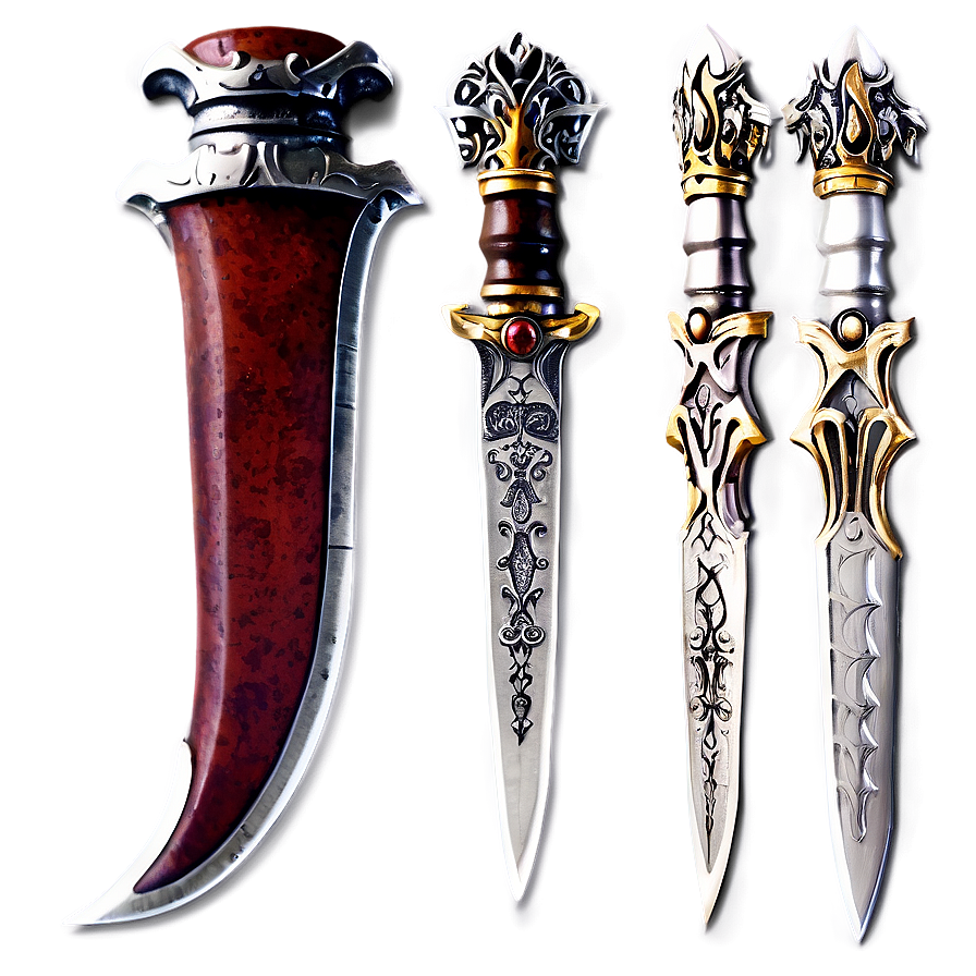 Silver Dagger Png 29