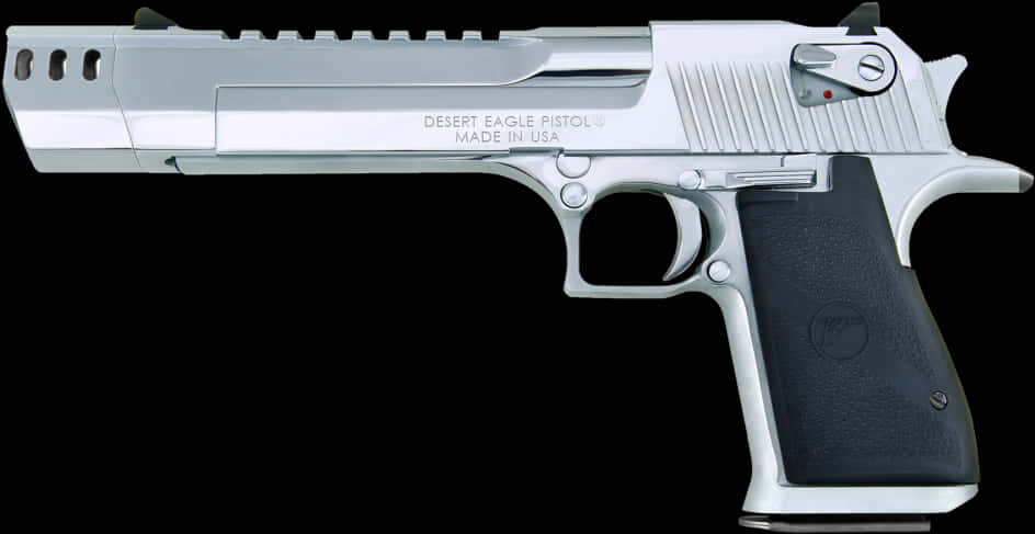 Silver Desert Eagle Pistol