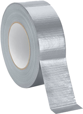 Silver Duct Tape Roll