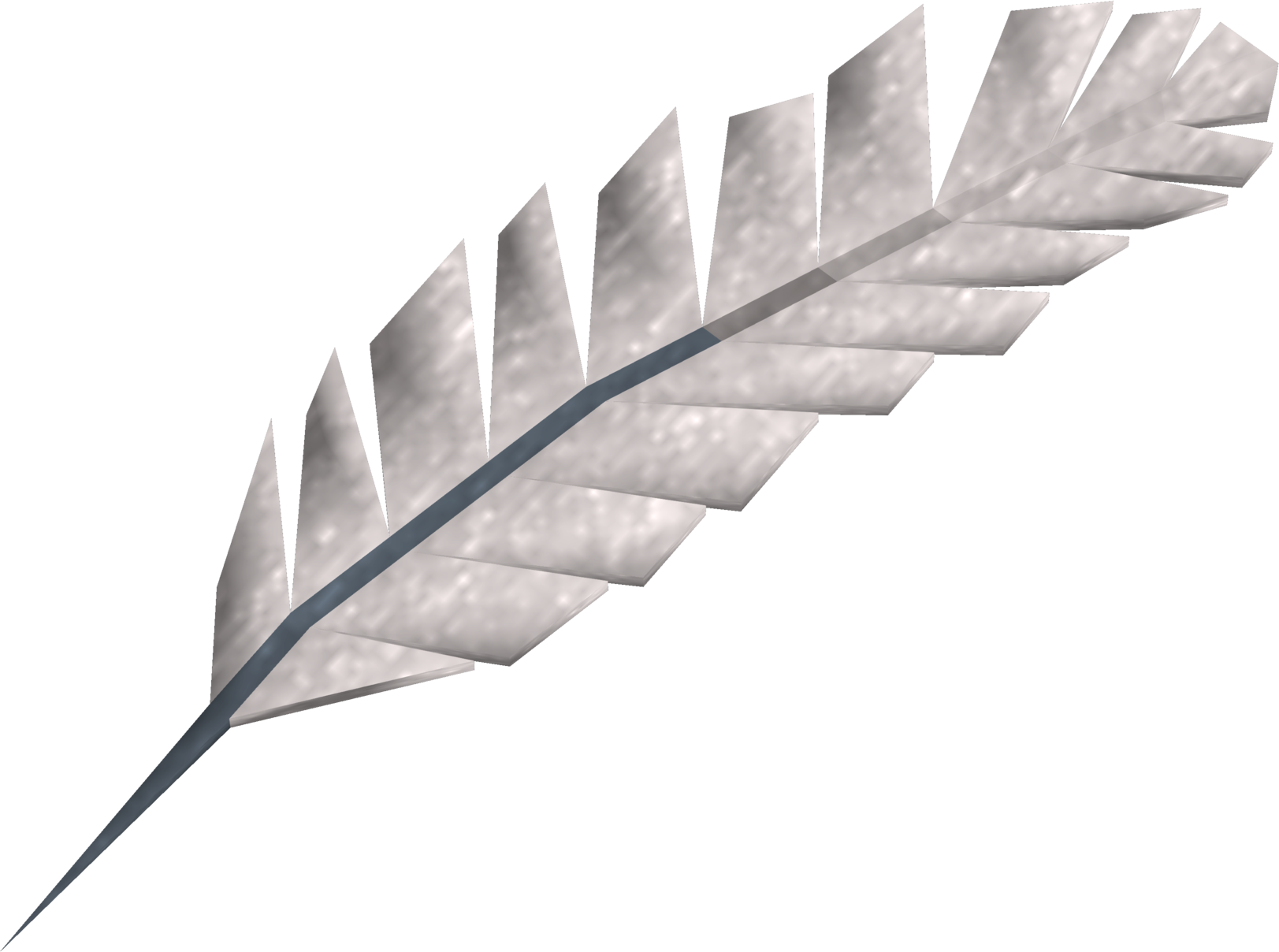 Silver Feather Pen Quill