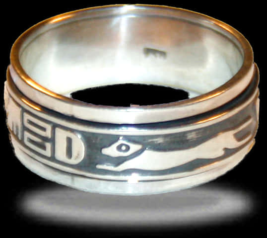 Silver Fish Motif Ring